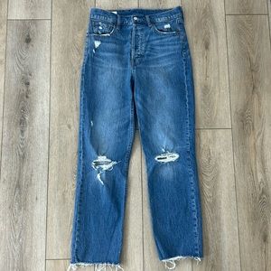 Gap Jeans, Cheeky Straight High Rise, Size 28/6 Tall